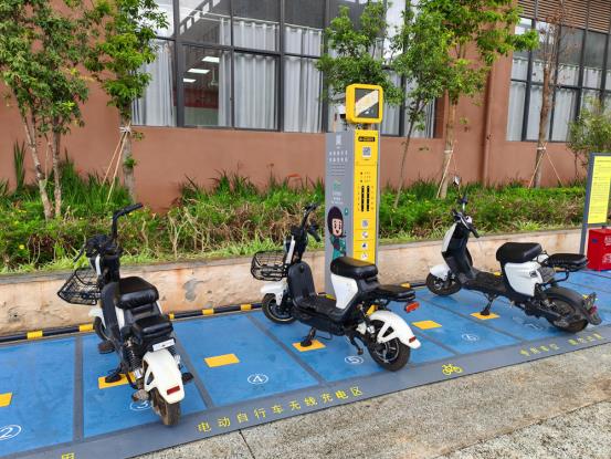 电动自行车无线充电桩，电动摩托车无线充电站，电动两轮车智能无线充电，共享电单车智能无线充电桩